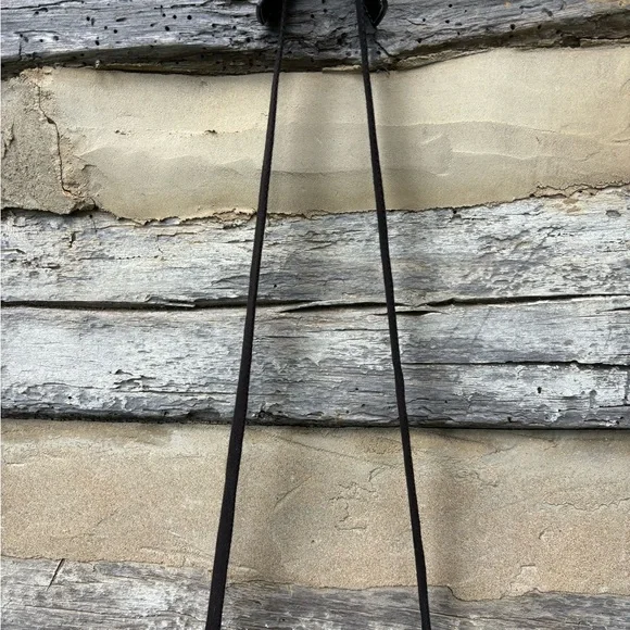 Samsonite Vintage Black Leather Crossbody Bag - Picture 6 of 7